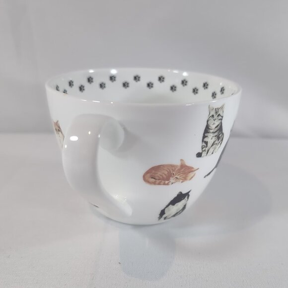 Portobello By Inspire Mug Cats Cat Loves Me Best Paw Prints England Bone China - Picture 7 of 13